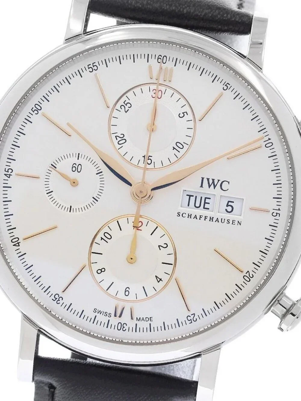 IWC SCHAFFHAUSEN Portofino IW391031 Day-Date Chronograph Automatic Men's_972609
